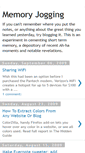 Mobile Screenshot of memoryjogging.blogspot.com
