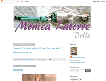 Tablet Screenshot of monicalatorredolls.blogspot.com