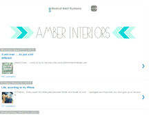 Tablet Screenshot of amberinteriordesign.blogspot.com