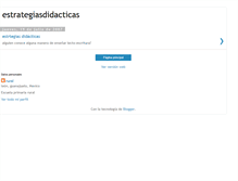 Tablet Screenshot of estrtegiasdidacticas.blogspot.com
