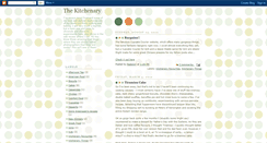 Desktop Screenshot of kitchenary.blogspot.com