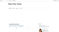 Desktop Screenshot of blackhair-styles.blogspot.com