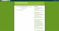 Desktop Screenshot of listakayakargentina.blogspot.com