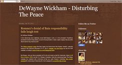 Desktop Screenshot of dewaynewickham.blogspot.com