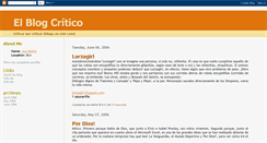 Desktop Screenshot of elblogcritico.blogspot.com