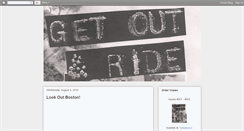 Desktop Screenshot of getoutandridezine.blogspot.com