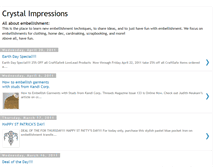 Tablet Screenshot of crystalimpressions.blogspot.com