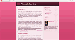 Desktop Screenshot of princess-sofie.blogspot.com