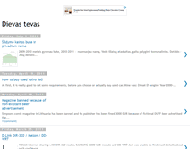 Tablet Screenshot of dievastevas.blogspot.com
