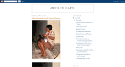 Desktop Screenshot of joesinhaiti.blogspot.com