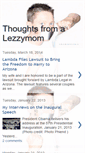 Mobile Screenshot of lezzymom.blogspot.com