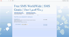 Desktop Screenshot of freesms-worldwide.blogspot.com