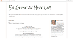 Desktop Screenshot of glimtavmittliv.blogspot.com