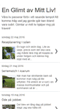 Mobile Screenshot of glimtavmittliv.blogspot.com