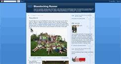 Desktop Screenshot of bluestockingrunner.blogspot.com