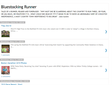 Tablet Screenshot of bluestockingrunner.blogspot.com