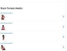 Tablet Screenshot of black-female-models.blogspot.com