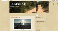 Desktop Screenshot of dailyride.blogspot.com