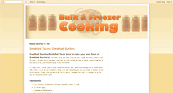 Desktop Screenshot of bulkfreezercooking.blogspot.com