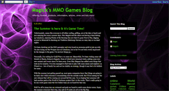 Desktop Screenshot of mmogamingblog.blogspot.com