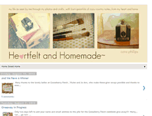 Tablet Screenshot of cora-heartfeltandhomemade.blogspot.com