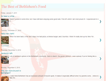 Tablet Screenshot of bestofbethlehemfood.blogspot.com