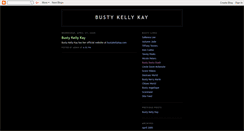 Desktop Screenshot of bustykellykay.blogspot.com