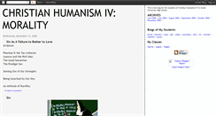 Desktop Screenshot of christianhumanism4.blogspot.com