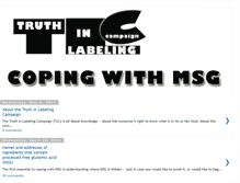 Tablet Screenshot of copingwithmsg.blogspot.com