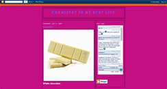 Desktop Screenshot of chemistryinmydailylife.blogspot.com