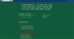 Desktop Screenshot of exponentscontent.blogspot.com