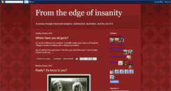 Desktop Screenshot of fromtheedgeofinsanityjc.blogspot.com