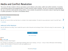 Tablet Screenshot of mediaandconflict.blogspot.com