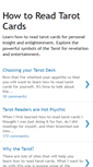 Mobile Screenshot of learnhowtoreadtarotcards.blogspot.com