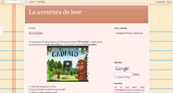 Desktop Screenshot of corchadolectura.blogspot.com