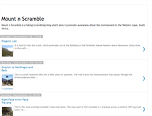 Tablet Screenshot of mountnscramble.blogspot.com