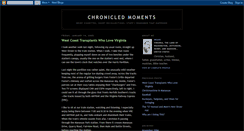 Desktop Screenshot of chronicled-moments.blogspot.com