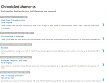 Tablet Screenshot of chronicled-moments.blogspot.com