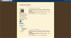 Desktop Screenshot of keresspnzt.blogspot.com