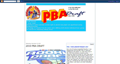 Desktop Screenshot of pbadraft.blogspot.com