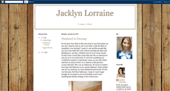 Desktop Screenshot of jacklynlorraine.blogspot.com