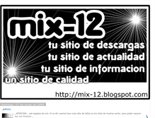 Tablet Screenshot of mix-12.blogspot.com