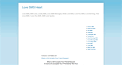 Desktop Screenshot of lovesmsheart.blogspot.com