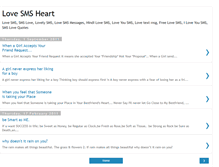 Tablet Screenshot of lovesmsheart.blogspot.com