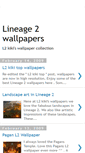 Mobile Screenshot of lineage2wallpaper.blogspot.com