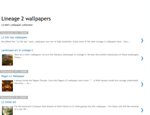 Tablet Screenshot of lineage2wallpaper.blogspot.com