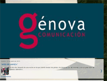 Tablet Screenshot of genovacomunicacion.blogspot.com
