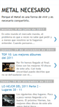 Mobile Screenshot of metalnecesario.blogspot.com