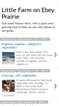 Mobile Screenshot of littlefarmonebeyprairie.blogspot.com