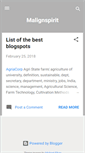 Mobile Screenshot of malignspirit.blogspot.com